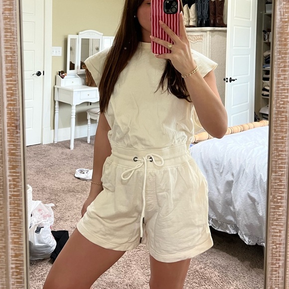 Women's Cream Romper - Picture 1 of 2